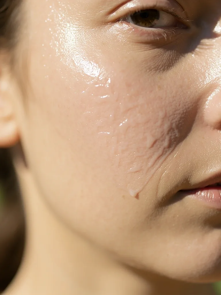 Skin barrier after application